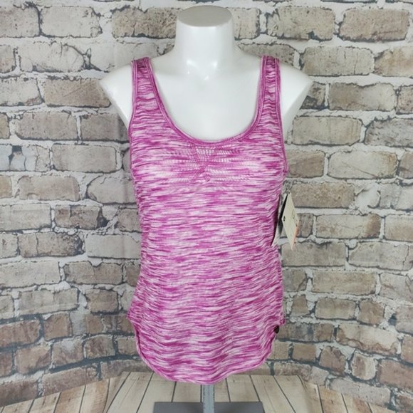 Roxy Pink Marled Knit Tank Size Small - Picture 1 of 8